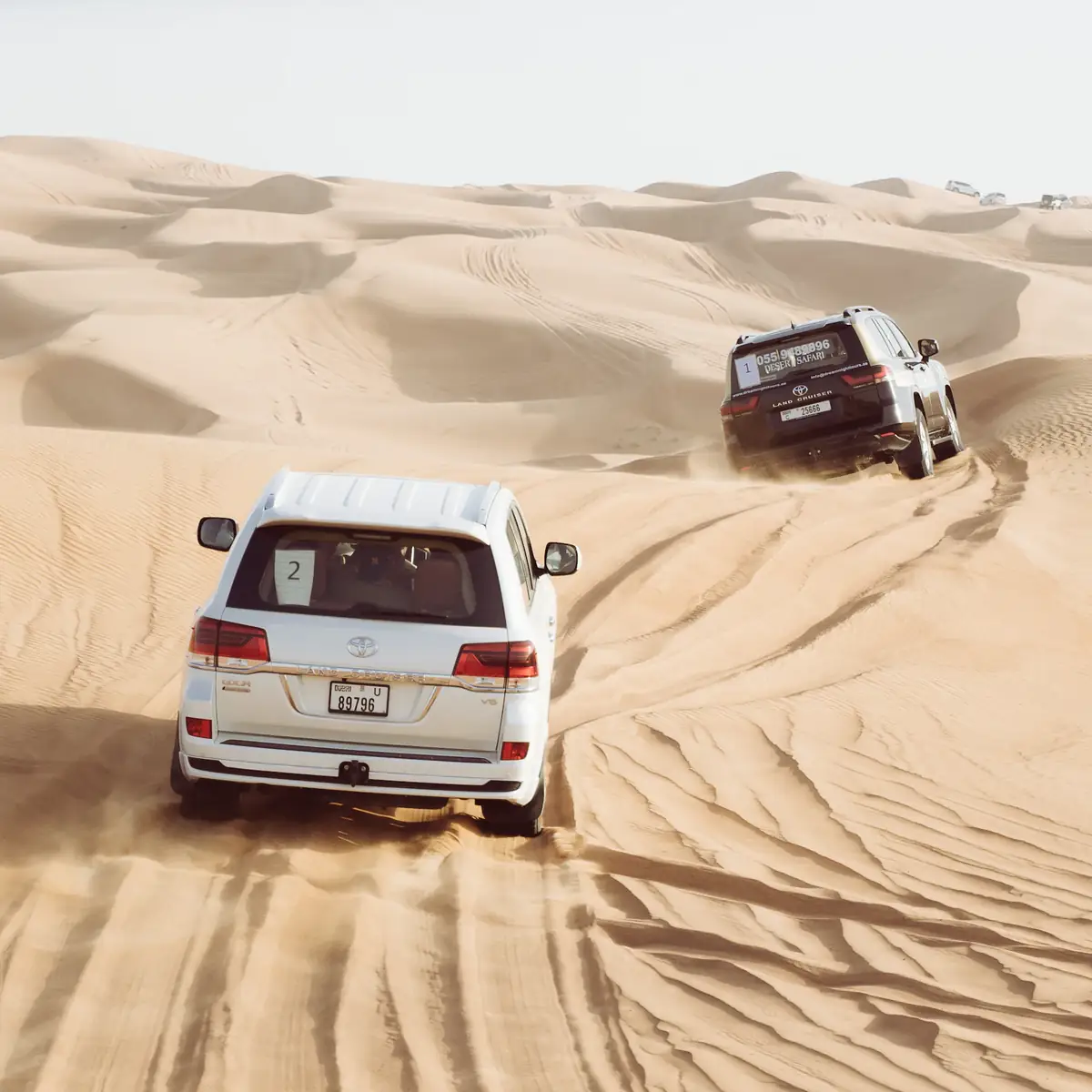 4x4 recovery in the UAE desert near Al Qudra